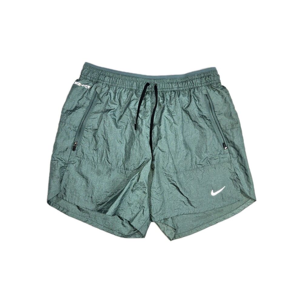 Mens Nike DriFit Stride Running Division 5" Shorts Green  Small 26x5